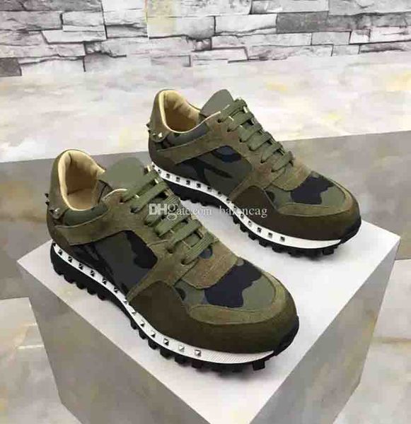 

original box] 2020 luxe designs rock stud sneaker shoes women,men casual shoes rock runner trainer party wedding shoes, Black