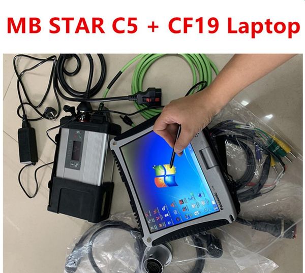 

2020 mb star c5 mb sd connect c5 star diagnostic tool with software 06/2020v ssd with cf19 toughbook fully ready to use