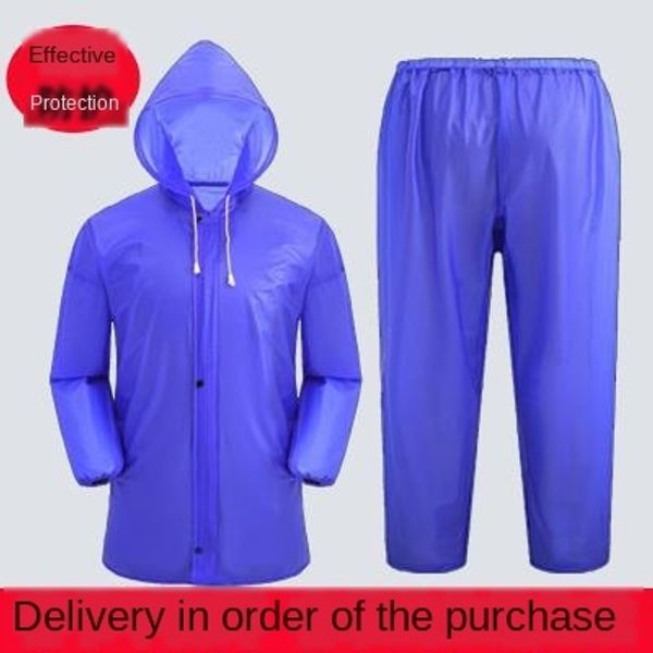 

набор раскол говядины сухожилие и костюм прозрачным для мужчин и женщин для взрослых верхом раскол говядины сухожилие дождевик плащ дождевик, Black