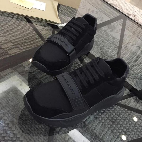 

fast delivery vintage check cotton sneakers men shoes herren sportschuhe casual lace -up low luxury men shoes comfortable chunky sneaker, Black