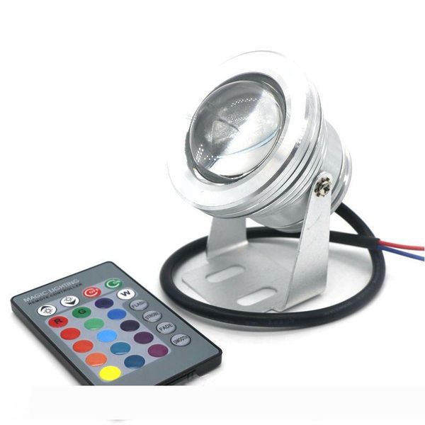 

Edison2011 16 Colors 10W 12V RGB LED Underwater Fountain Light 1000LM Swimming Pool Pond Fish Tank Aquarium LED Light Lamp