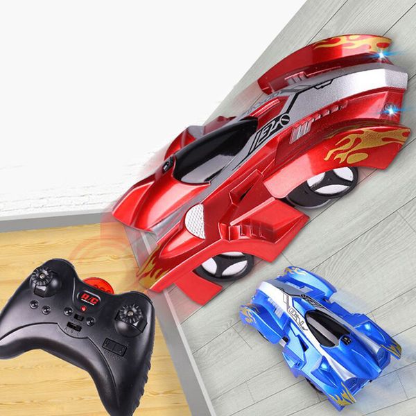 

mini rc powerlead page remote control wall climbing anti gravity ceiling racing car electric led lights 360 rotating stunt toys