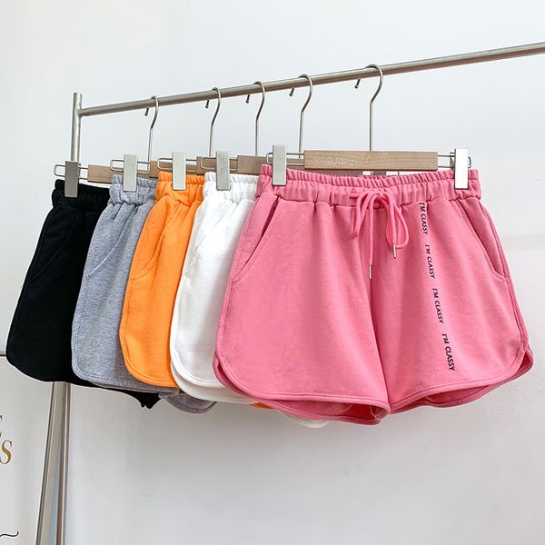 

women running shorts with pockets sport clothing workout shorts fitness training joggers sport short letter sports women, Black;blue