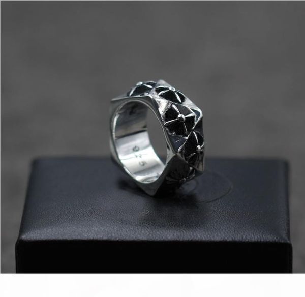 

have stamp with box popular fashion brand cross designer rings for lady mens and women party wedding lovers gift luxury hip hop jewelry, Silver