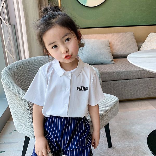 

ybpsz deer и 2020 вскользь шор лета детской одежды младенца детская одежда рубашки рукавами олень девушки (без возврата или изменения, White;black