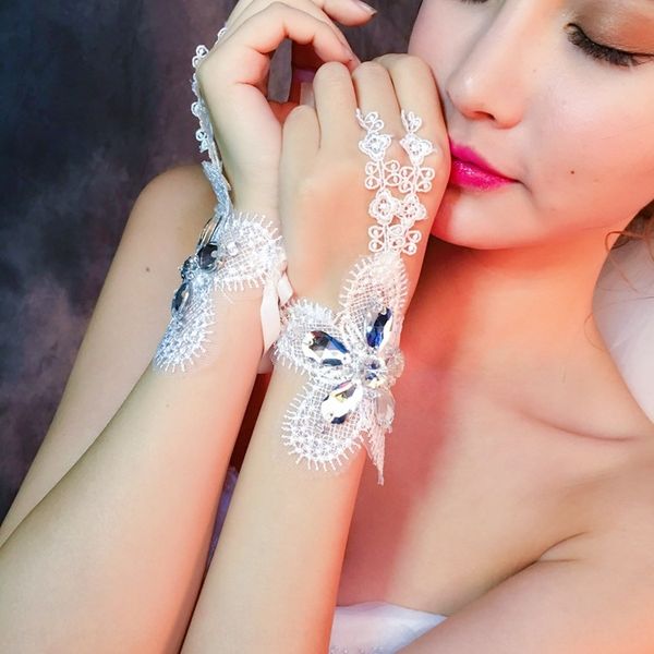

new wedding and new wedding and diamond gloves diamond gloves, Blue;gray