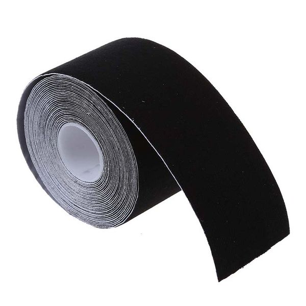 

new 1 roll sports kinesiology muscles care fitness athletic health tape 5m * 5cm, Black;gray