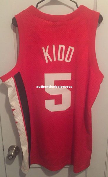 

wholesale jason kidd #5 men rewind sewn martin jefferson t-shirt vest stitched basketball jerseys ncaa, Gray