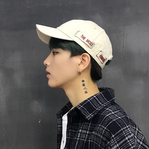 

hat korean fashion letter and women's lovers baseball cap students' leisure all-match street baseball cap men's, Blue;gray