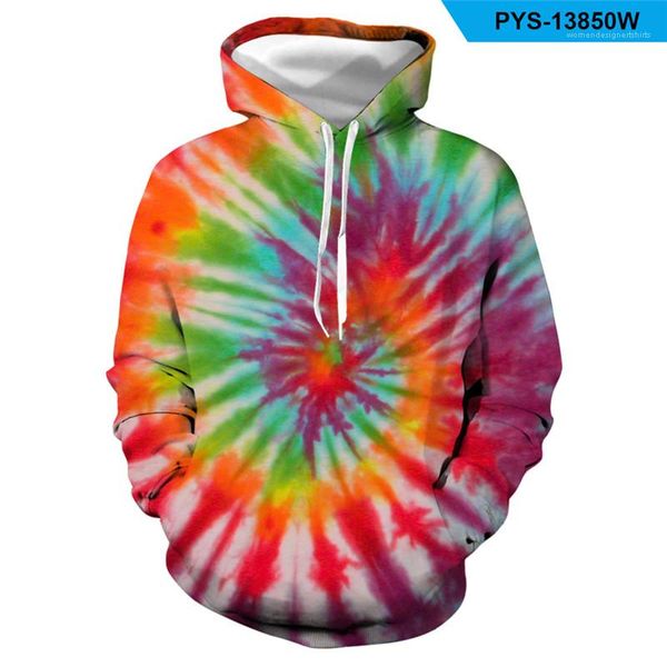 

hooded loose hoodies pullover new mens designer hoodeis mens 3d tie dyed hoodies casual long sleeve, Black