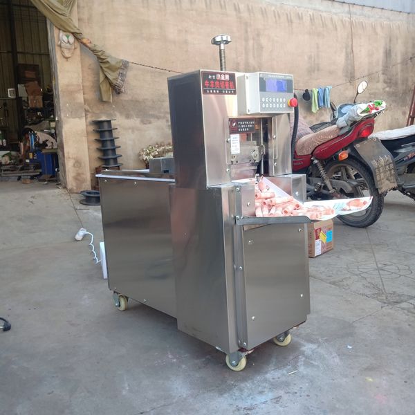 Máquina de corte de carne de cordeiro de corte único automático completo CNC