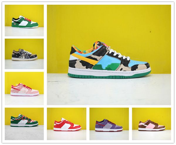 

sb chunky dunky kentucky casual shoes platform men women sneakers plum syracuse safari skateboard sports chaussures size 36-45, Black