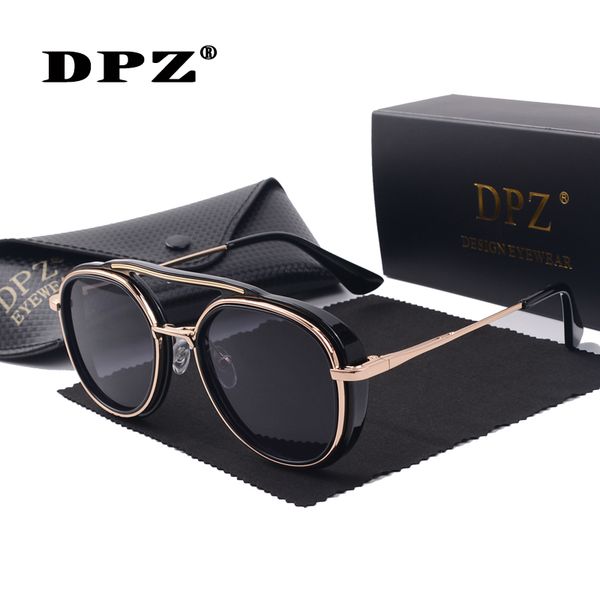 

2020 dpz fashion women round sunglasses for men brand design sun glasses women summer shades, White;black