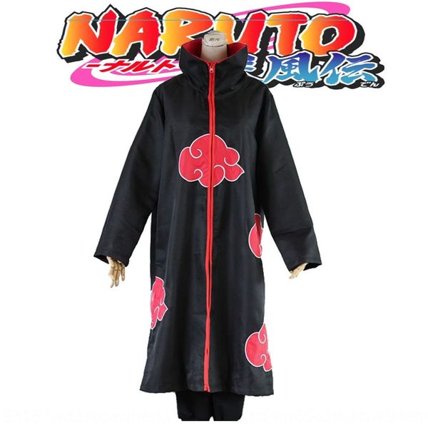 

naruto organization skunk naruto xiao organization clothing skunk cloak xiao cloak clothing, Black;red