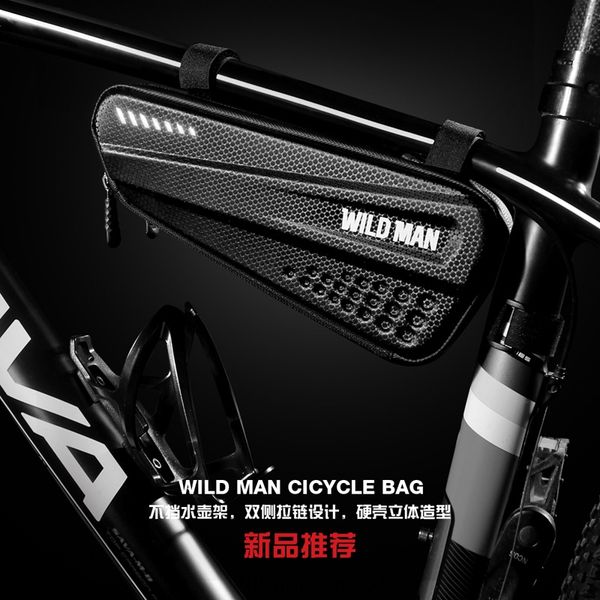 

wild man hard case triangle mountain bike front beam bicycle bicycle bag road bike bag riding equipment