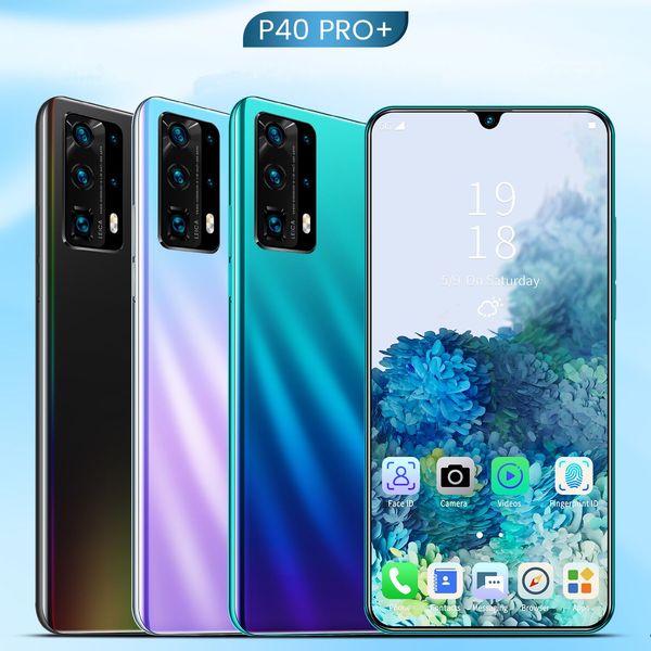 

explosion p40pro+ cross-border mobile phone 6.5-inch large-screen smart android phone manufacturer spot wholesale