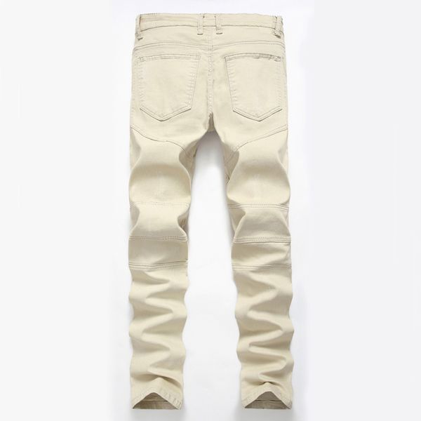 

men's jeans mens 2021 fashion casual design streetwear skinny for men, Blue