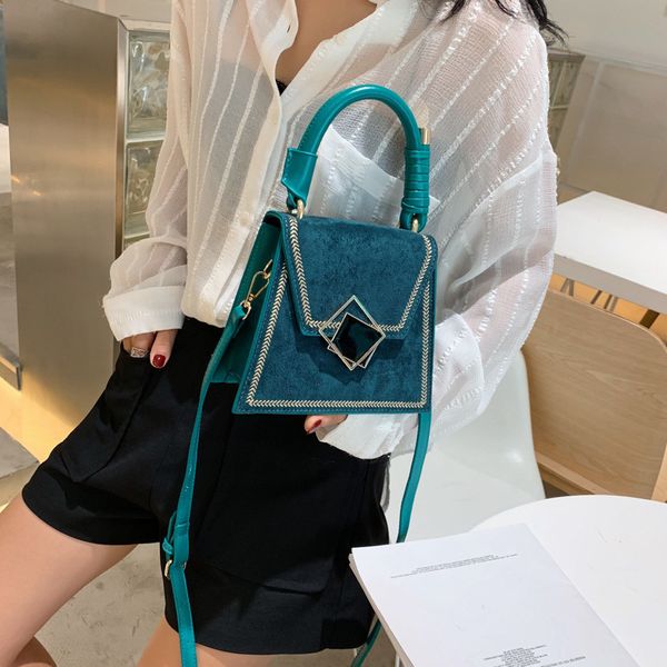 

fashion suede pu leather handbags women's messenger crossbody bags 2020 vintage tote ladies shoulder bags clutches female purse t200721