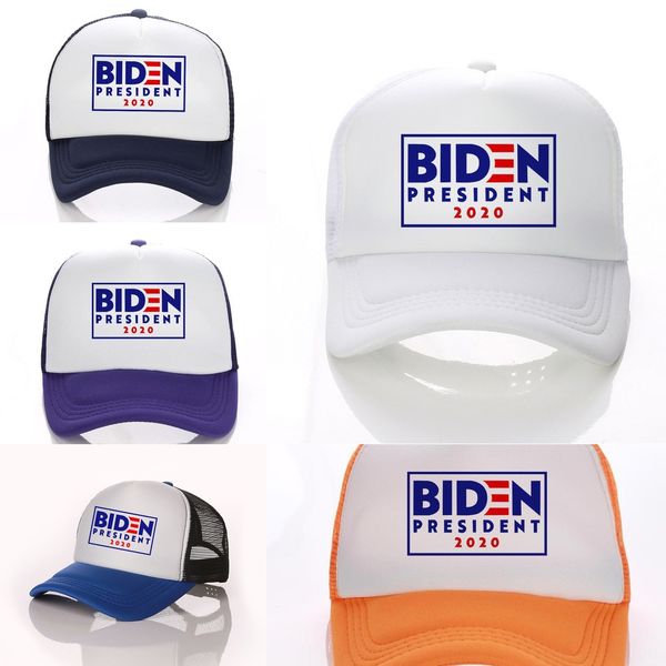 

xirjf new biden president biden baseball hat usa 2020 letters ball caps summer mesh patchwork caps hats visor cap outdoor sports peaked hats, Blue;gray
