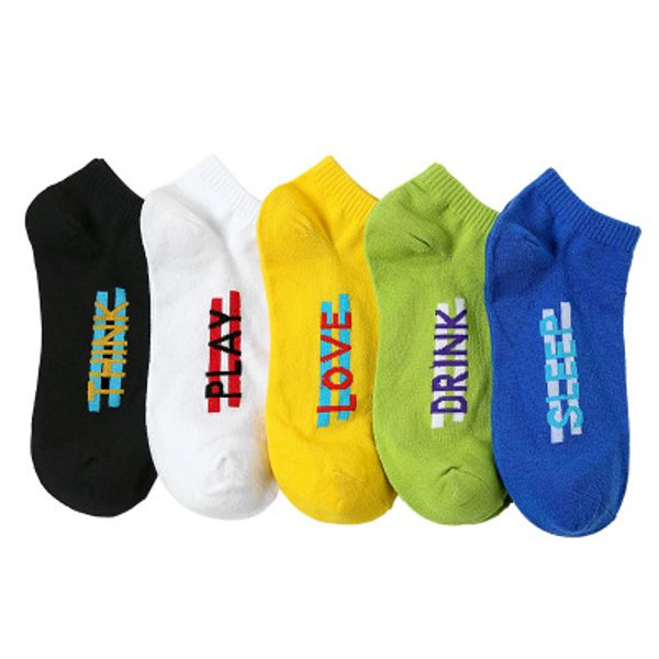 

mens designer socks summer thin socks alphabet new boat short hose low shallow mouth short tube socks damp short stocking black