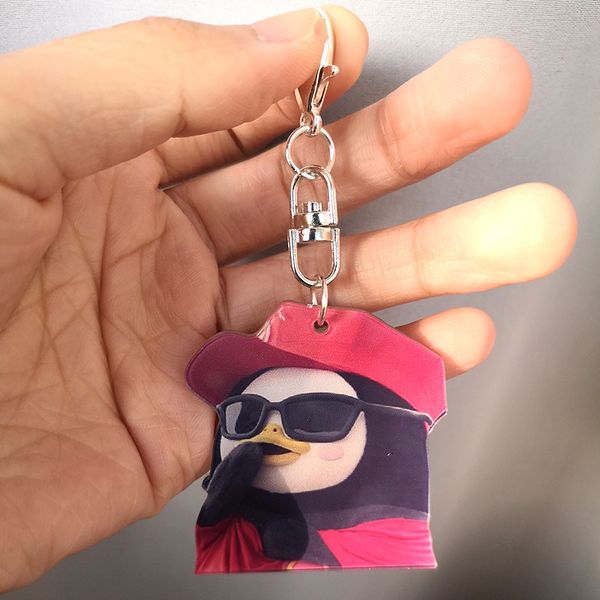 

kpop acrylic key chain keyring pengsoo fans collection pendant wj09, Silver
