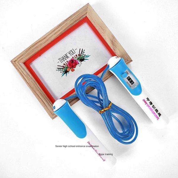 

yp0f0 new student test training dedicated inner counting rope skipping creative candy steel wire steel wire candy color portable fitness rop