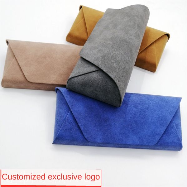 

high-end sheba steamed stuffed bun sunglasses men's and women's fashion sunglasses box handmade box, Blue