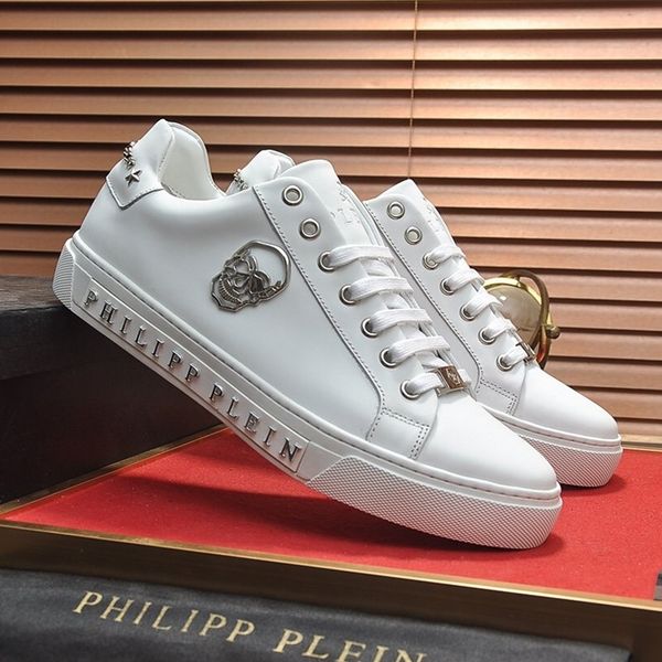 

2020 a13 leather lace-up fashion casual mens luxury designer shoes classic flat shoes mens sneakers original box, Black