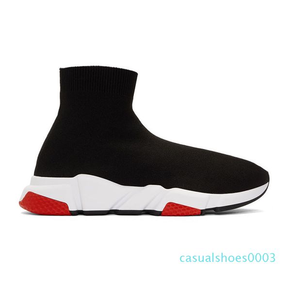 

2020 men women designer socks speed trainer triple black white glitter pink blue fashion luxury mens trainers casual canvas sneakers lllc03