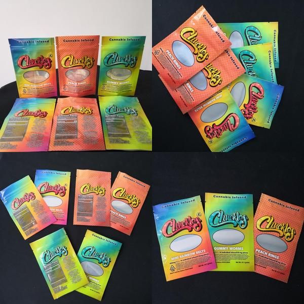 

новый chuckles майларовый запах proof мешок травы цветок zipper bag dry tobacco розничная съедобные мешок упаковка упаковка горячее северная