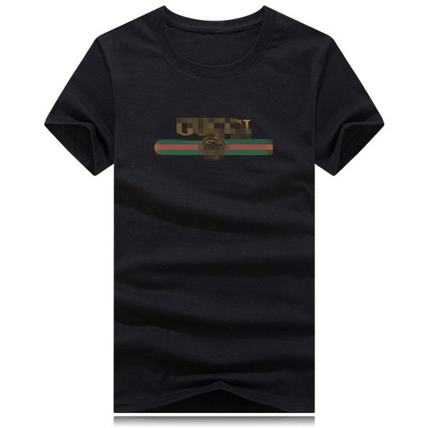 

mens gu cci designer fashion casual brand t shirts 2018 summer men women couple designer tees short sleeve pullover size s-4xl, White