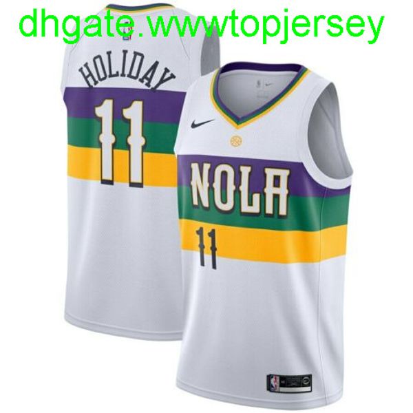 

jrue holiday official jersey new nkvest stitched basketball jerseys, Gray