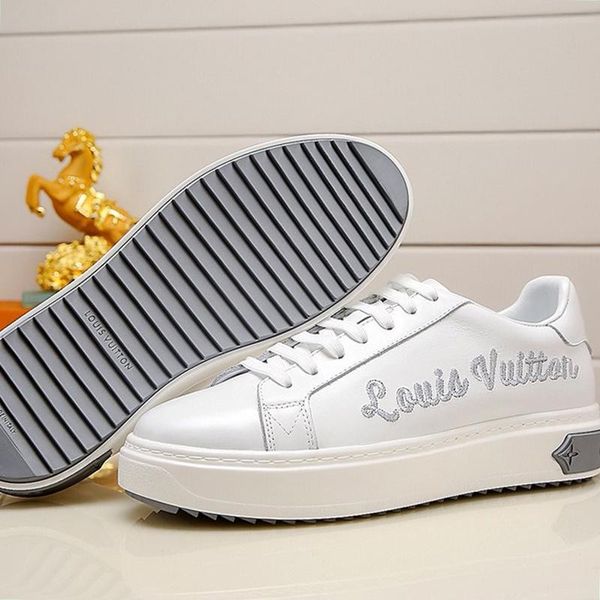 

luxury mens shoes new arrival fashion design comfortable sports shoes lace -up low casual men shoes lightweight sneakers drop ship, Black