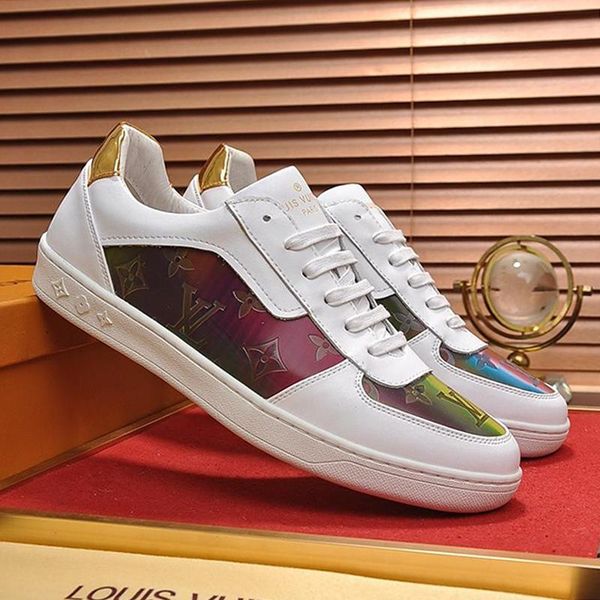 

fashion men 's shoes lightweight luxembourg sneaker with origin box classic skateboarding lace -up lightweight shoes autumn and winter
