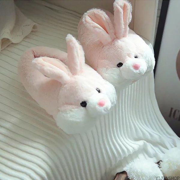 

new women's cute slippers with fur cashmere winter warm slippers women's short plush house non-slip soft, Black