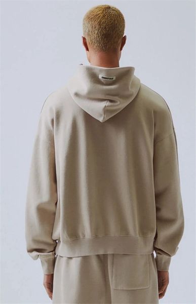 

2020 autumn and winter new men's color matching sweater casual comfortable long-sleeved large size sweatshirt men's hooded pull#71, Black