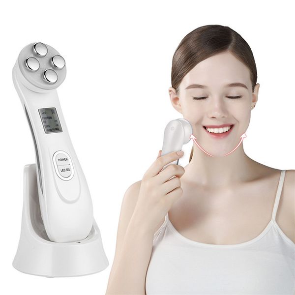 

selling new style 6 colors led rf ems radio frequency skin tightening machine skin care beauty device for face lifting tighten anti wrin