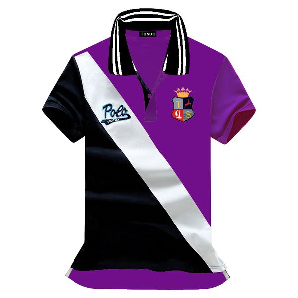 

cross-border direct supply network red vibrato fast hand explosion high-quality lapel cotton high-end color matching polo shirt men, White;black