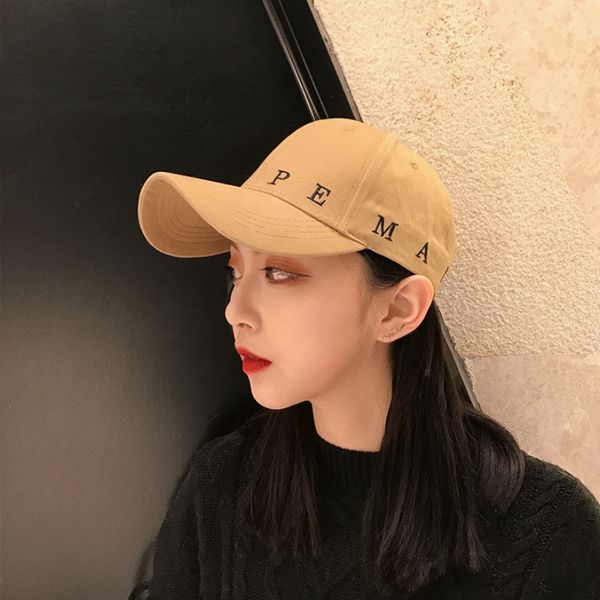

x1odg korean hat embroidered baseball female fashion baseball cap korean style all-match letter embroidery summer cap male fashion student h, Blue;gray