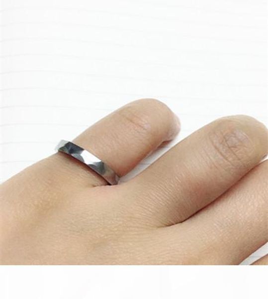 

3mm new collection engineer ring for birthday gift,custom size #5678910 classic canada engineering women men pinky iron rings y19052201, Slivery;golden