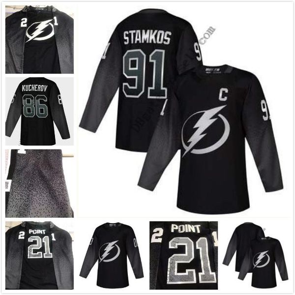 

mens 21 point 91 nikita kucherov 86 nikita kucherov blank tampa bay lightning 2019 third hockey jersey on sale, Black;red