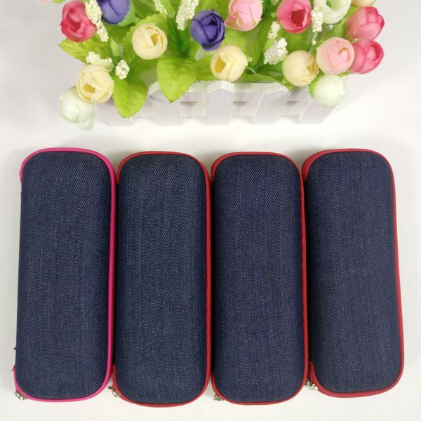 

eva case case portable zipper glasses box myopia hyperopia glasses box, Blue