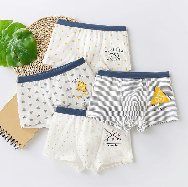 

m8kfi boxer boneless combed cotton boys' baby's medium and large children's four-corner cartoon tong nei ku tong nei ku under, Camo