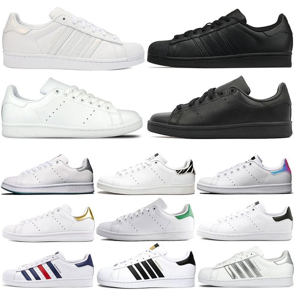 

smith men women flat casual shoes stan superstars green black white fashion mens trainer outdoor sports sneakers size 36-45