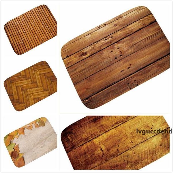 

2018 new old wooden floor kitchen floor carpets door mat bathroom non-slip cushion suit bedroom mat carpet for rugs doormat