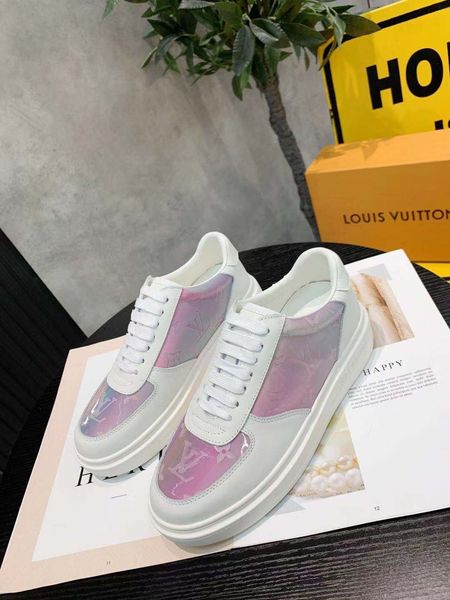 

r luxury and leisure, fashion printed flat time out sneakers, comfortable platform shoes, size 35-45 (with original box