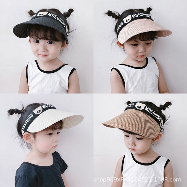 

cartoon big eaves children's boys baby cap baby cap ' sun hat empty girls' sun hat parent-child tide, Yellow