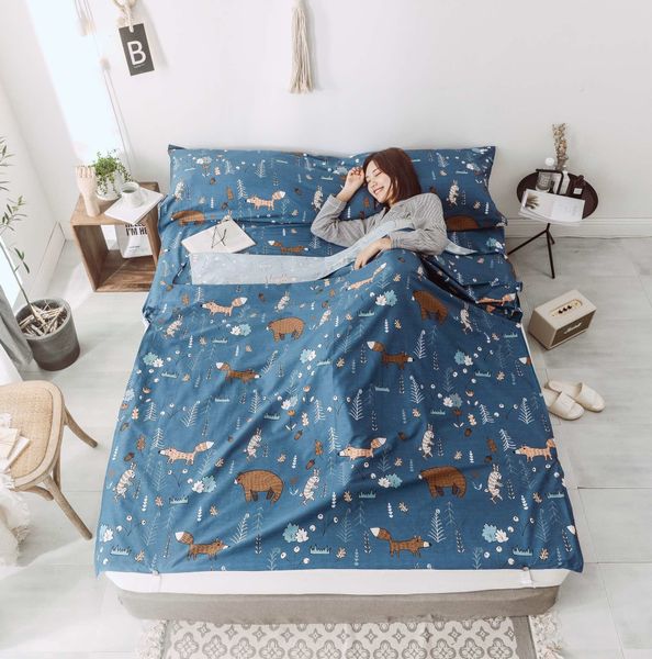 

хлопок путешествия спальный отель спальный мешок грязный мешок взрослый обычный открытый портативный двойной одного лайнера отель