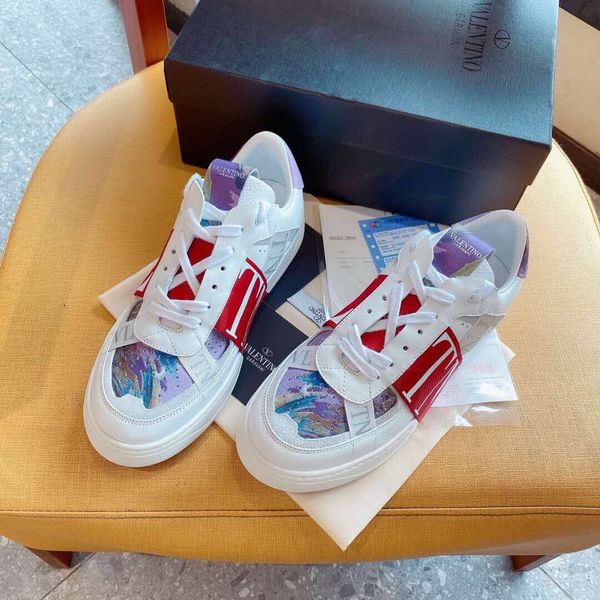 

a24 fashion classic style leather sneakers women designer shoes men designer shoes high-quality luxury casual lace-up shoes, Black