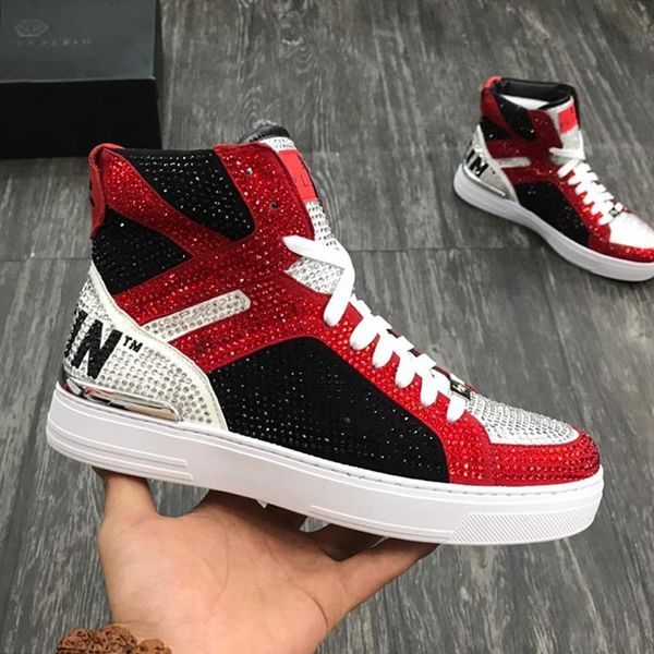 

new luxury men shoes sneakers casual with origin box breathable soft leisure chaussures pour hommes athletic trainers mens fashion boots, Black